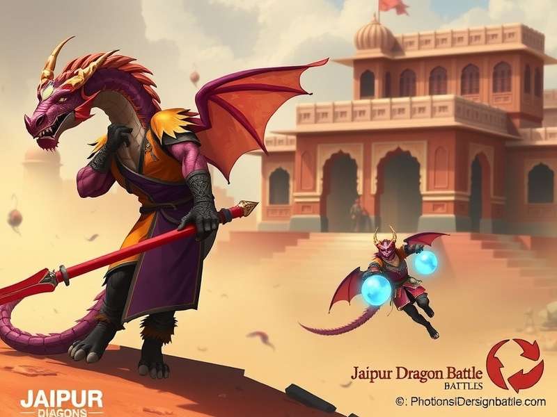 Jaipur Dragon Battle Game Scene