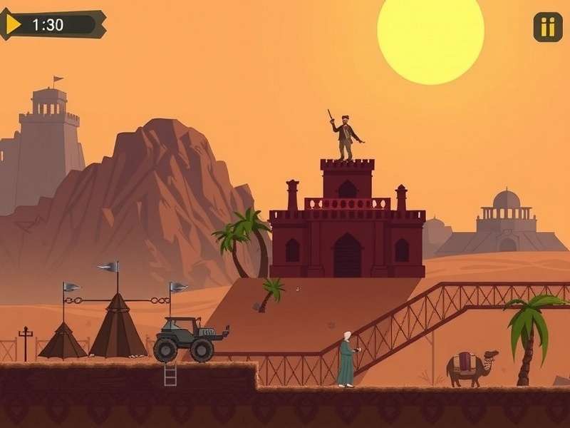 Desert Quest Adventure Exploration Map Desert Quest Adventure map showing exploration areas