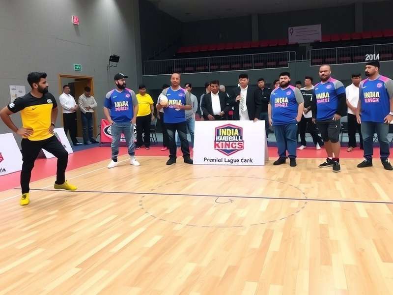 India Handball Kings Championship Celebration India Handball Kings Premier League trophy presentation ceremony