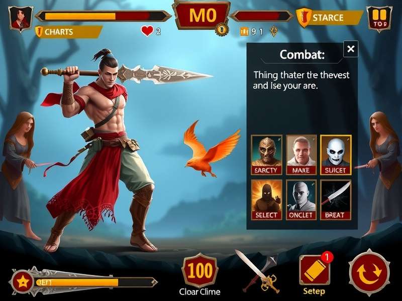 Maratha Blade Champion character selection screen