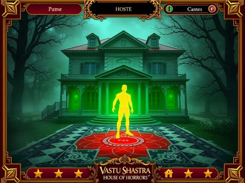 Vastu Shastra: House of Horrors Puzzle Gameplay Gameplay screenshot showing puzzle solving in Vastu Shastra: House of Horrors