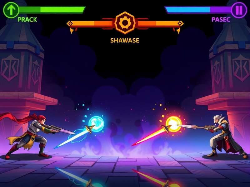 Color Warrior Legend Gameplay Color Warrior Legend gameplay screenshot showing colorful combat