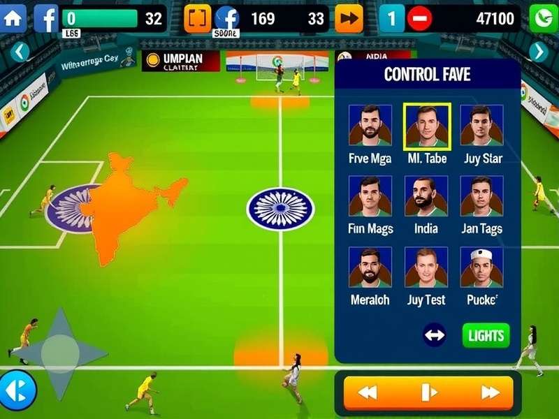 Handball Mania India Edition control scheme illustration