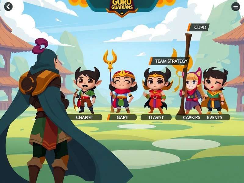 Guru Guardians - Character Selection Guru Guardians Character Selection Screen