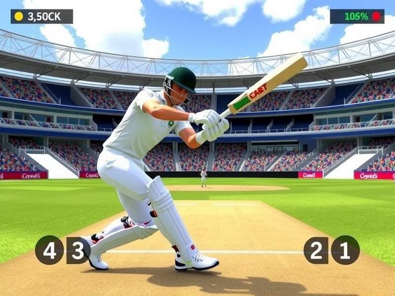 VR Cricket Deluxe gameplay screenshot