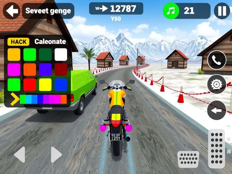 Papri Blitz Racer gameplay screenshot showing Indian city track