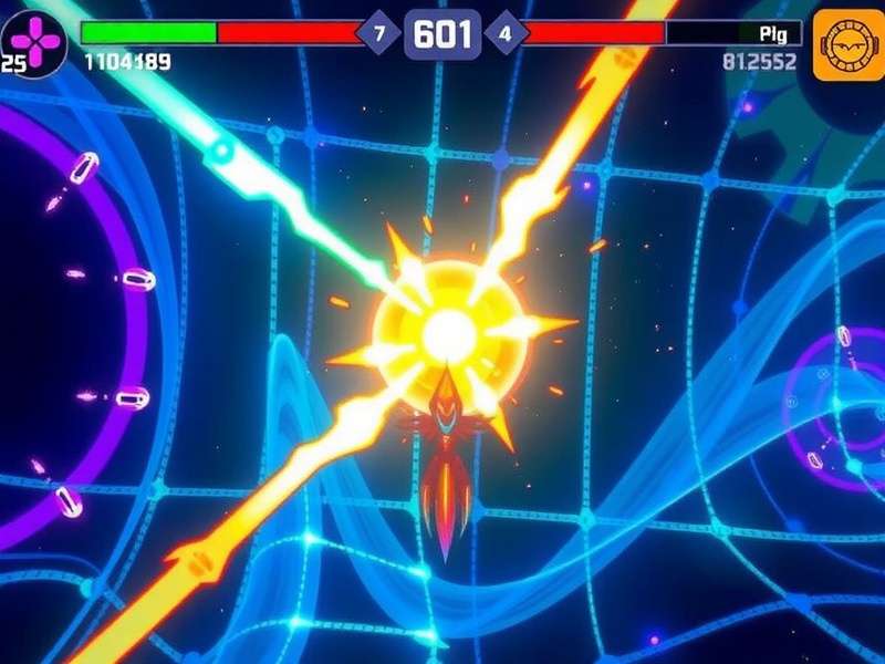 Net Destroyer Gameplay Interface Net Destroyer gameplay screenshot showing colorful interface