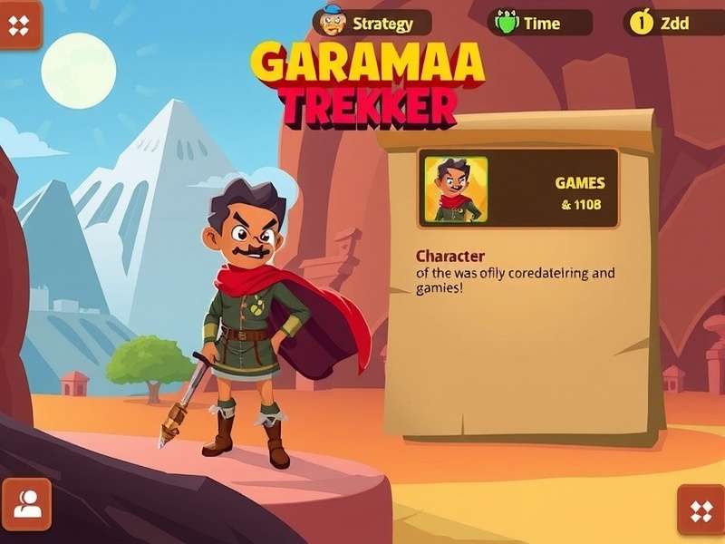 Character Selection in Garam Masala Trekker Garam Masala Trekker character selection screen