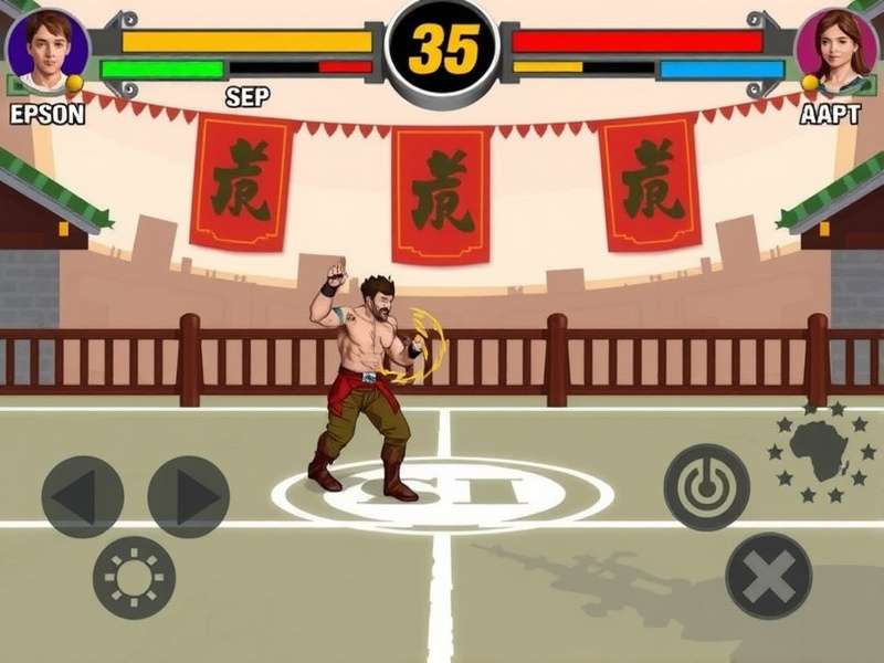 Ginger Fight Legend - Intense Combat Action Ginger Fight Legend gameplay screenshot showing character combat