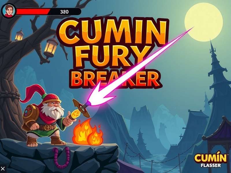 Cumin Fury Breaker Game Cover Art