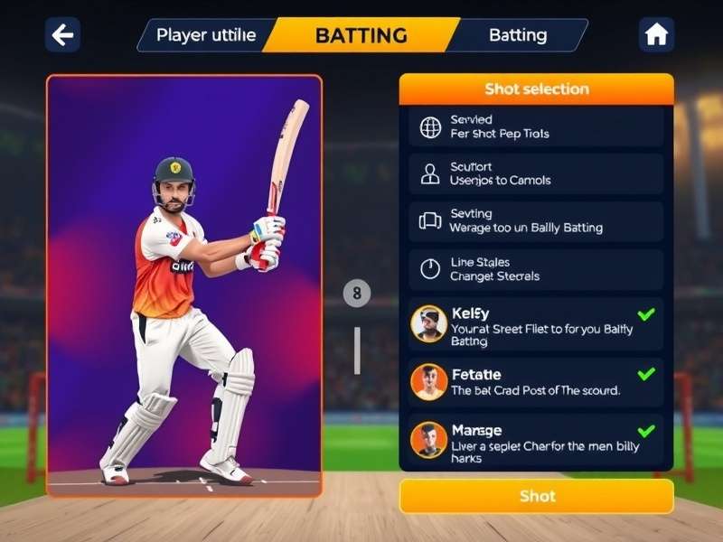 Virat Batting Elite Gameplay Virat Batting Elite gameplay screenshot showing batting interface