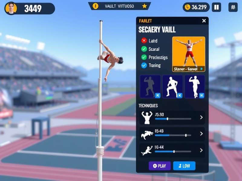 Pole Vault Virtuosos - Technique Analysis Pole Vault Virtuosos technique breakdown illustration