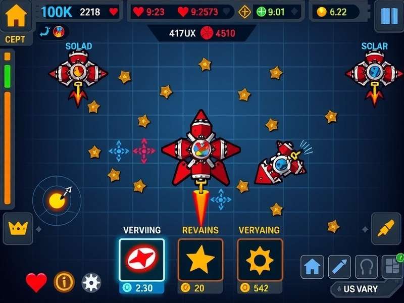 Tikka Defenders Space Siege - Upgrade System Tikka Defenders Space Siege upgrade system interface