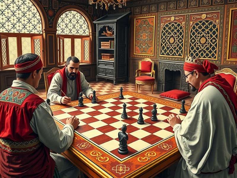 Cha Cha Charm Game Setup Modern Cha Cha Charm board with pieces in starting position