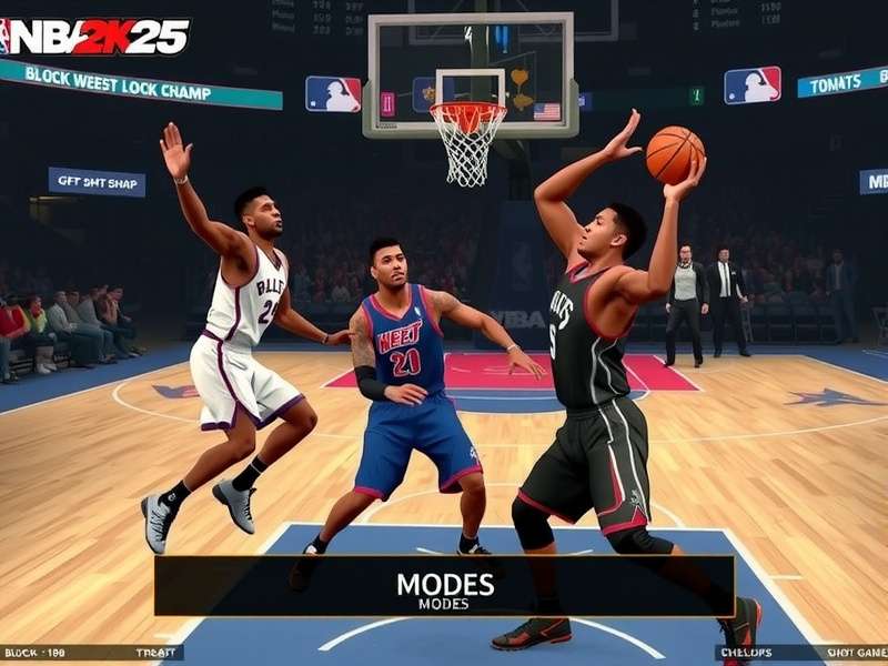 NBA 2K25 Block Champ Game Modes NBA 2K25 Block Champ game modes selection screen