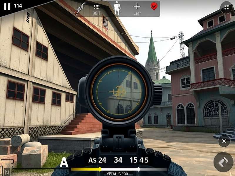 Weapon customization interface in Sniper Assault India