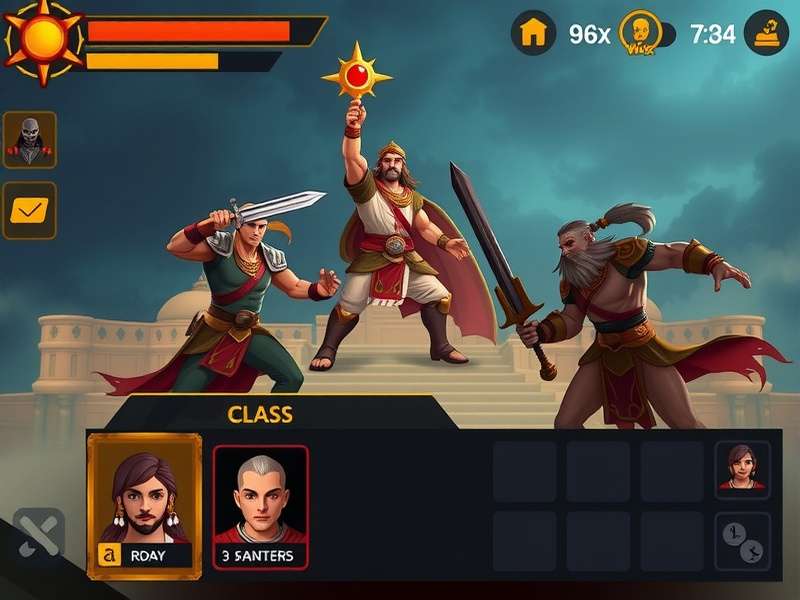 Maratha Battle Star character class selection screen