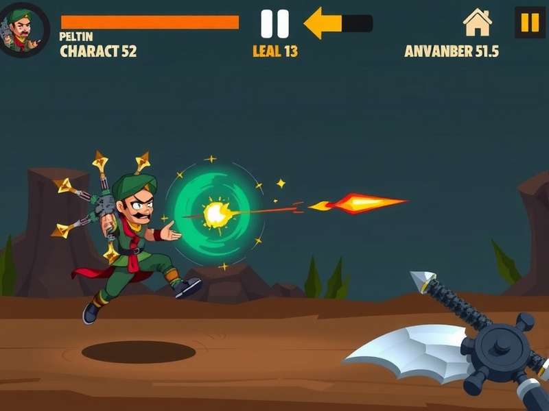 Punjabi Spike Slayer gameplay screenshot showing character in action