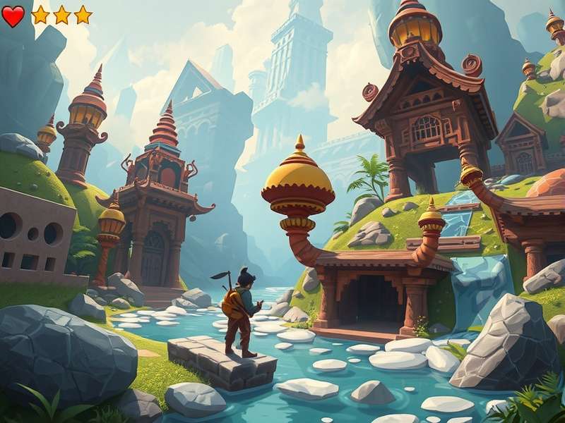 Development team working on Mystic Sagar Adventure