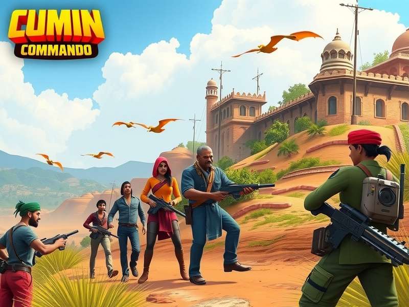 Cumin Commando development team working on game design