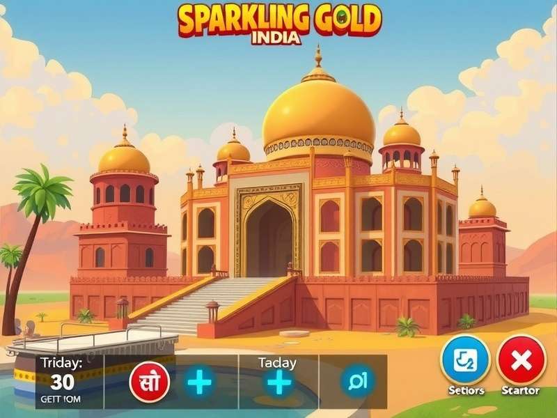 Sparkling Gold India Game Interface Sparkling Gold India gameplay interface