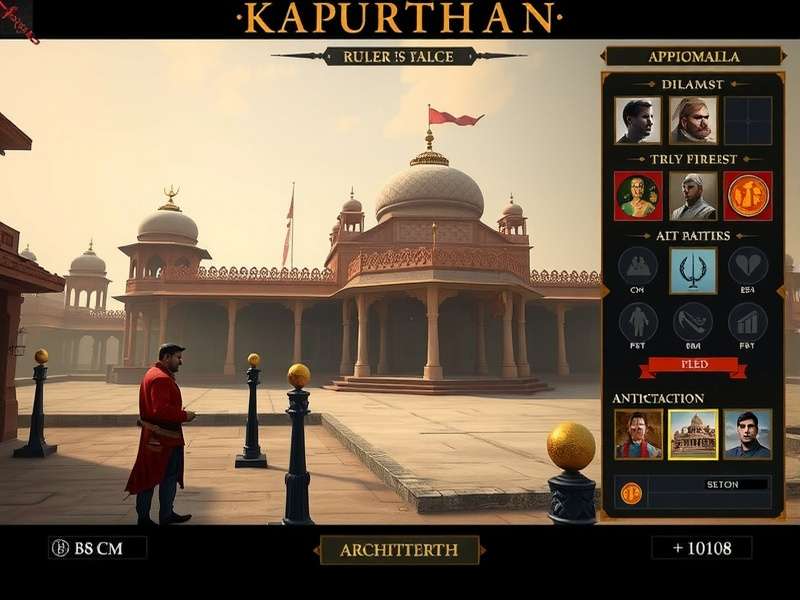 Kapurthala Palace Architecture Historical depiction of Kapurthala palace architecture