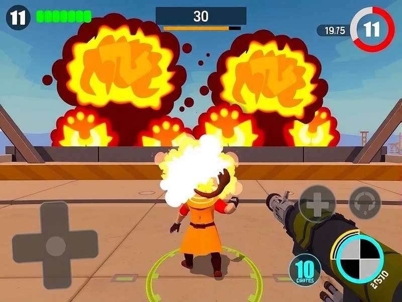 Blast Master User Interface - Optimized for Mobile Blast Master control interface and HUD elements