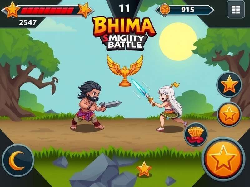Bhima S Mighty Battle Characters Bhima S Mighty Battle character selection screen