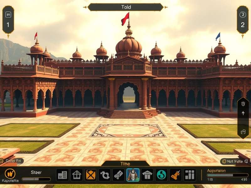 Building Interface in Kapurthala Ruler S Reign In-game architectural development interface