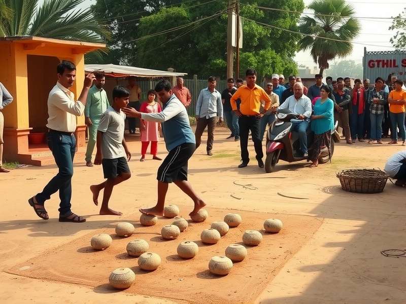 Community gathering for Nutmeg Knockout tournament