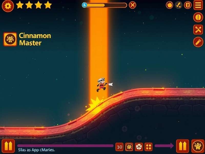 Cinnamon Slide Master Game Interface Cinnamon Slide Master gameplay interface