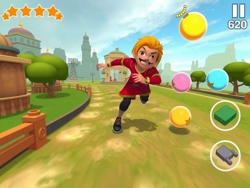 Happy Rasgulla Chase Level Environments Happy Rasgulla Chase level progression showing different environments