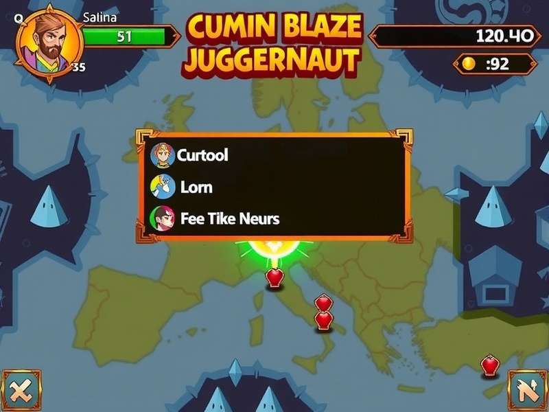 Intense Combat in Cumin Blaze Juggernaut Cumin Blaze Juggernaut gameplay screenshot showing combat