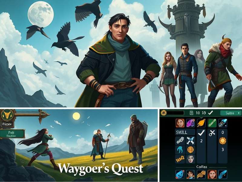 Eternal Waygoer S Quest - Official Game Art Eternal Waygoer S Quest game cover art showing main character and mystical landscape