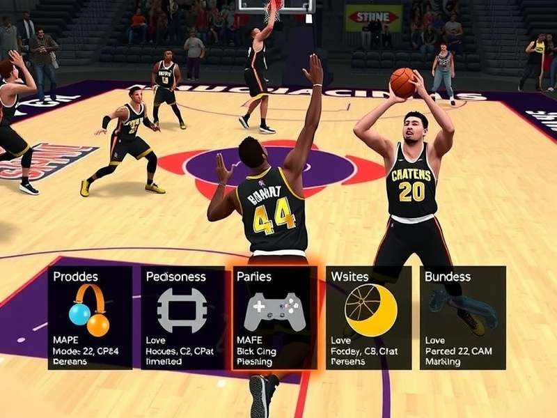 Block Champ Defensive System NBA 2K25 Block Champ defensive gameplay showing shot blocking mechanics