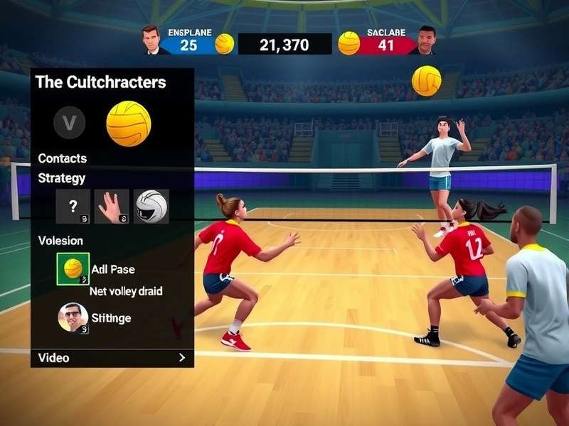 Prime Volley Kings character customization screen