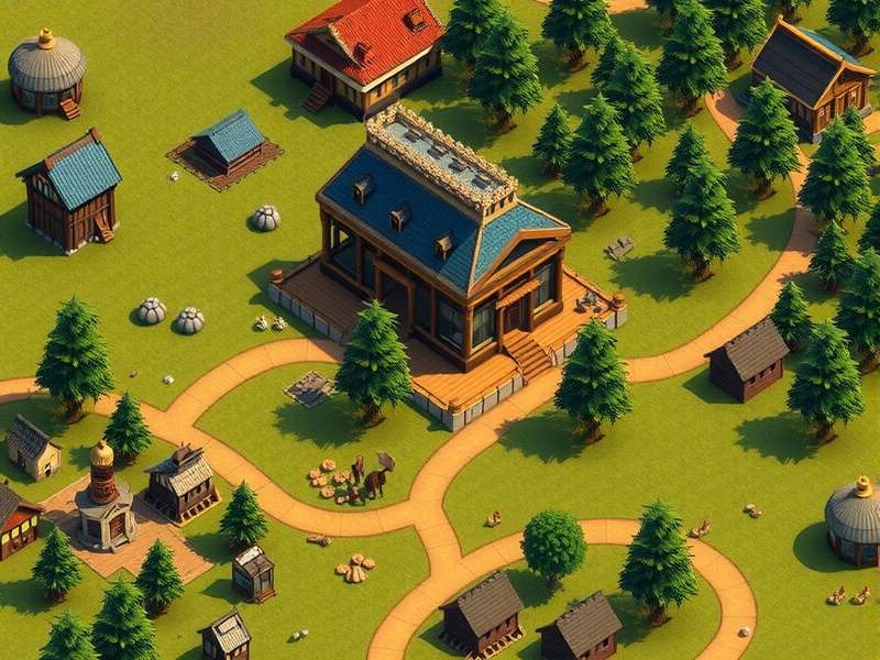 Optimized Settlement Design in Prosperity Peak Pioneer Advanced Prosperity Peak Pioneer settlement layout