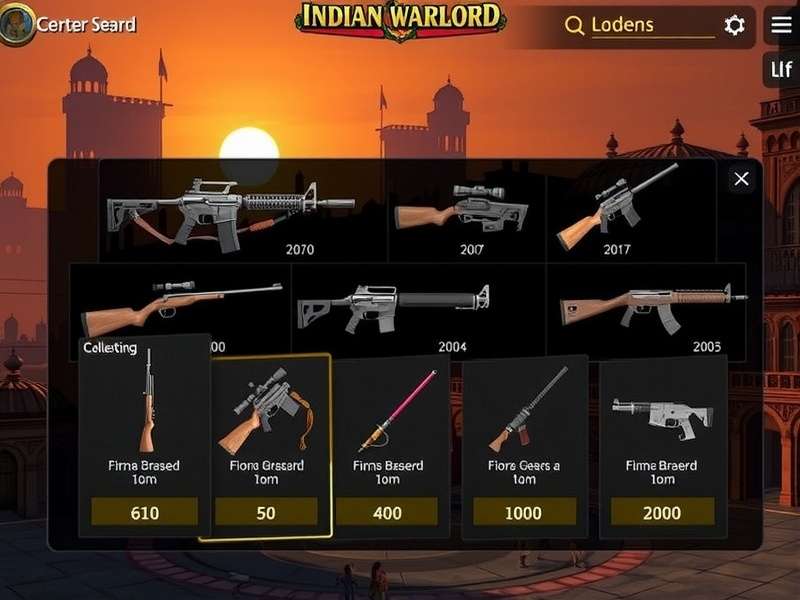 BGMI Indian Warlord inventory management