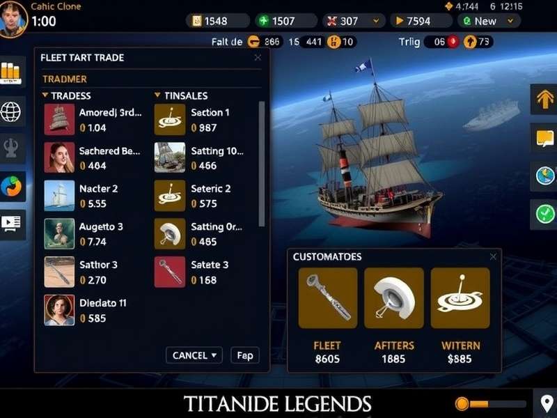 Company Customization in Titanic Trade Legends Titanic Trade Legends customization options