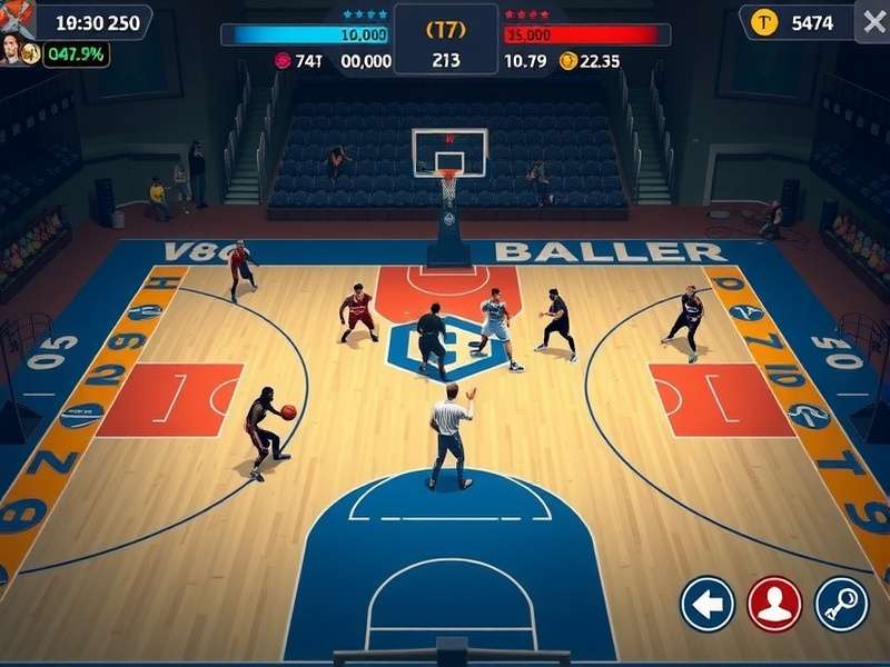 Baller Legends Gameplay Experience Baller Legends gameplay screenshot showing intense basketball action