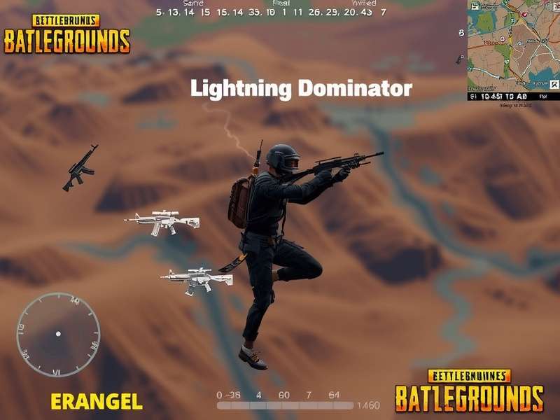 PUBG Lightning Dominator Miramar Desert Strategy PUBG Miramar desert map with strategic points
