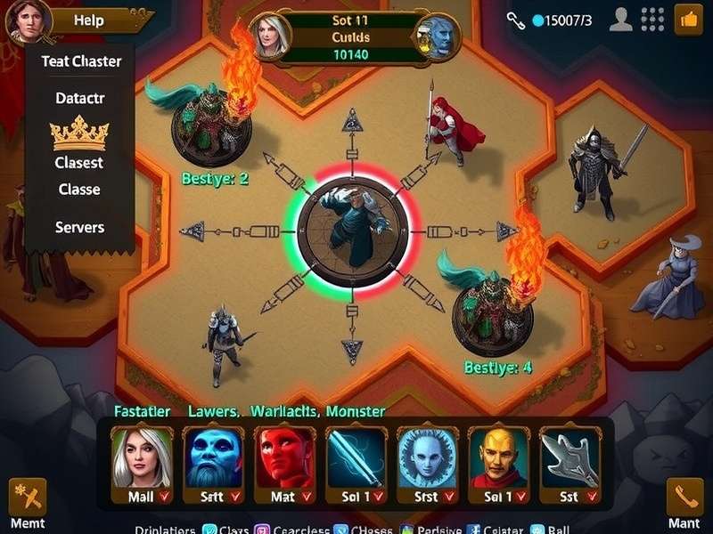 Surat Warlord Guardian character class selection screen