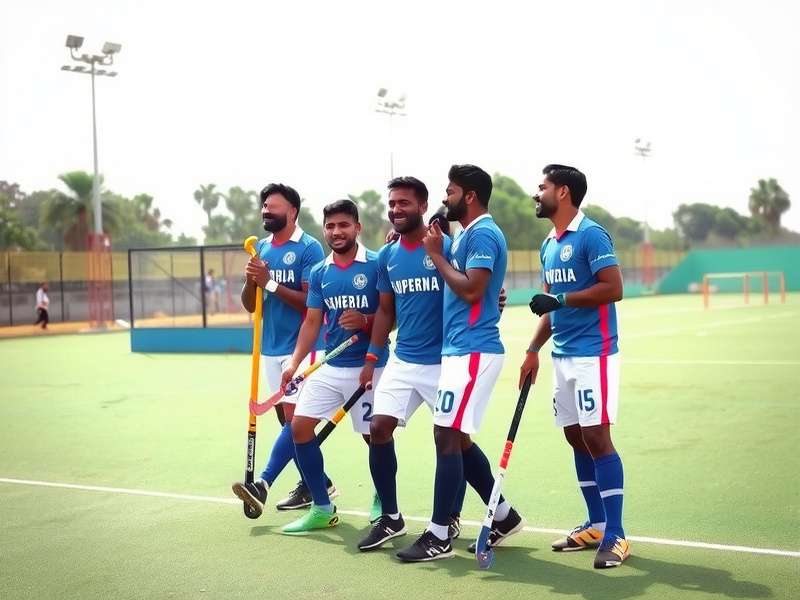 Indian Field Hockey Team Celebration