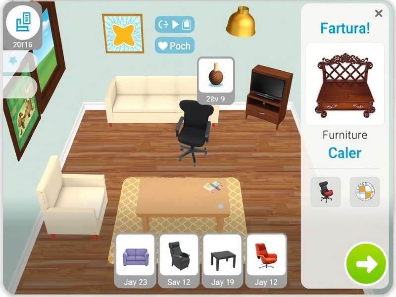 Furniture Arrangement Challenges Furniture arrangement challenges in Furniture Frenzy