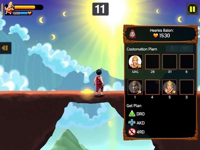 Ganesha S Sacred Run Gameplay Ganesha S Sacred Run gameplay screenshot showing character and environment