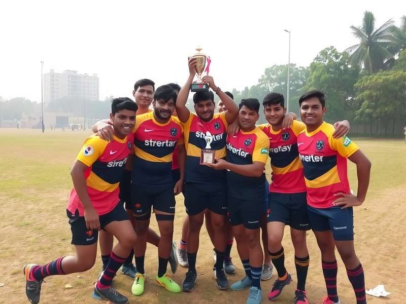 Indore Rugby Warriors players during training session