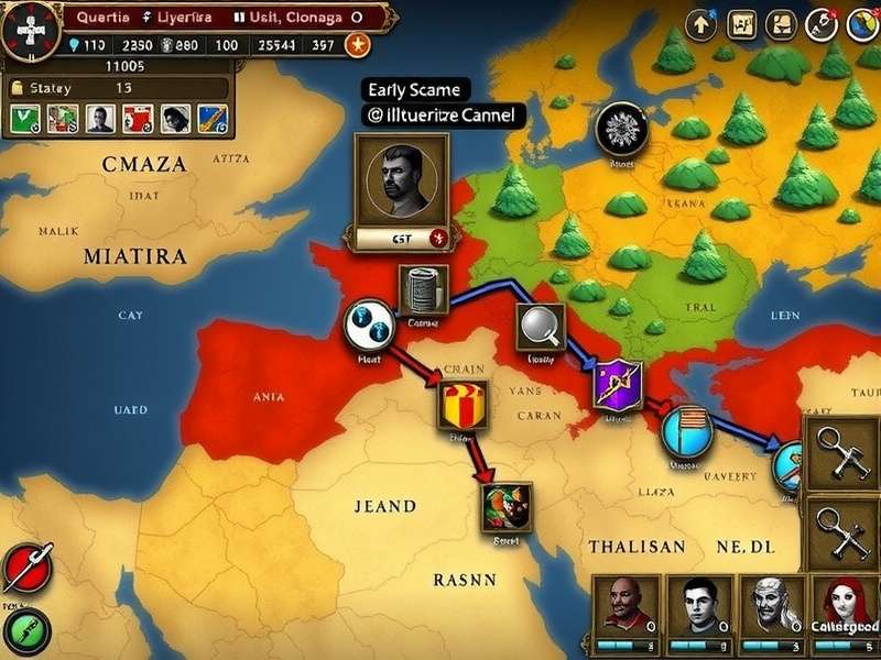 Early Game Development Strategy Cumin Illustrious Conquest strategy guide showing early game development