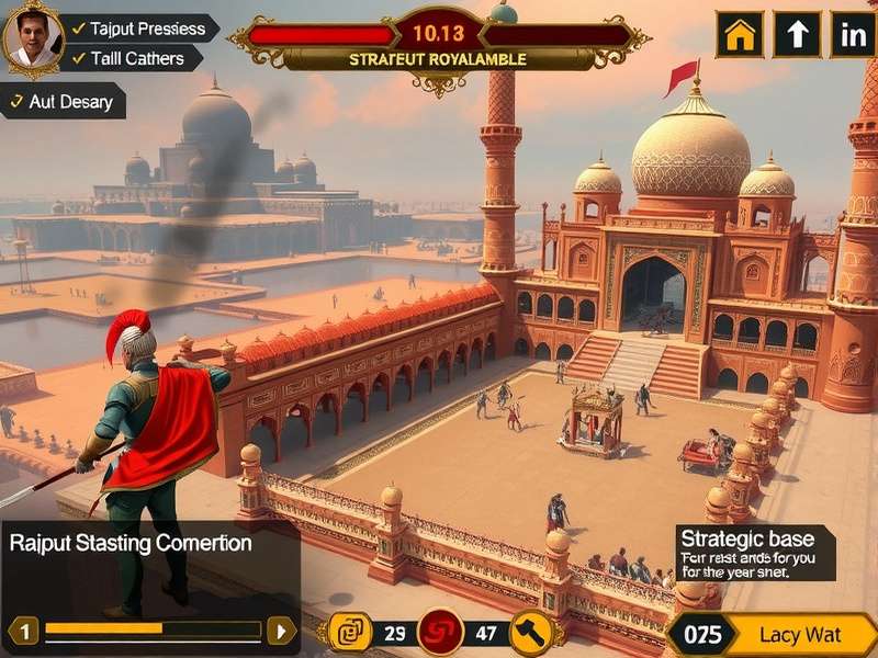 Rajput Royal Rumble progression and upgrade interface