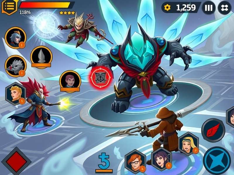 Legendary Raid Masters character customization screen showing skill trees and equipment