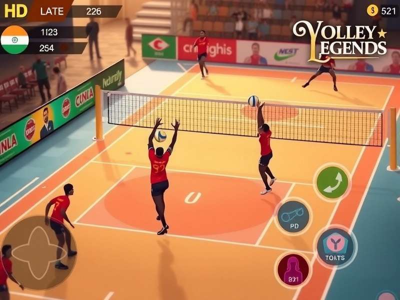 Volley Legends India character customization and progression features